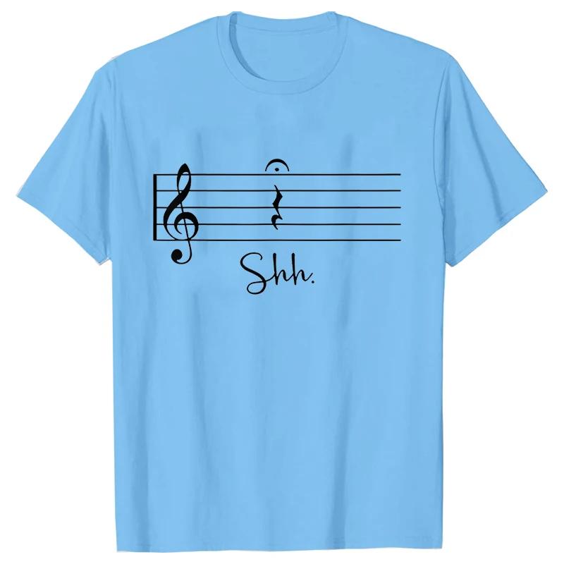 Музыкальные ноты Мужские футболки Забавные графические топы Уличная одежда Футболки с коротким рукавом Оверсайз Харадзюку Футболка для меломана Мужская одежда