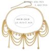 Tassel Belly Dance Waist Chain Women Gold Coin Hip Belt Fashion Costume Accessory for Performance Night Party Cosplay Dancing