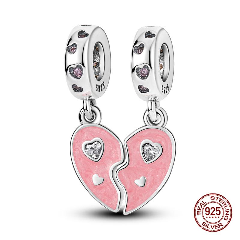 Original Charm Copper Valentine'S Day Special Edition Charms Bead Fits 3Mm Original Bracelet For Women Diy Jewelry Gifts New