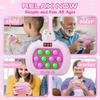 Электронный игровой автомат Pop Quick Push Bubbles 999 уровня, детские забавные сжимающие игрушки с героями мультфильмов, антистрессовые сенсорные пузырчатые игрушки, подарки