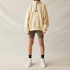 Fear of God Essentials Флисовая толстовка унисекс с высоким воротником и молнией на половину, с принтом логотипа, цвет сливочный FOG-SS21-576