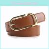 Versatile Pu Womens Belt With Metal Pin Closure For Fashionable Commuting And Leisure