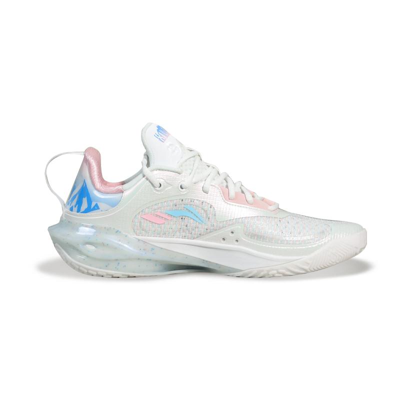 Li Ning Flash Attack 11 CBA Xinjiang Team PE Edition Men Basketball Shoes Pearl-White ABAU053-17