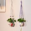 Подвеска для растений комнатная настенная корзина-кашпо из хлопковой веревки для цветочных горшков подвесные держатели для растений домашние украшения