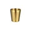 Hammered Texture Double-Wall Beer Cups Stainless Steel Milk Mugs New Cold Water Drinks Cup  Bar