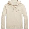 Мужская толстовка с капюшоном и вышитым логотипом Polo, бежевая 606356