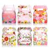 6pcs Colorful Mother's Day Gift Boxes Cartoon Gift Packaging Boxes  Home Party Decor
