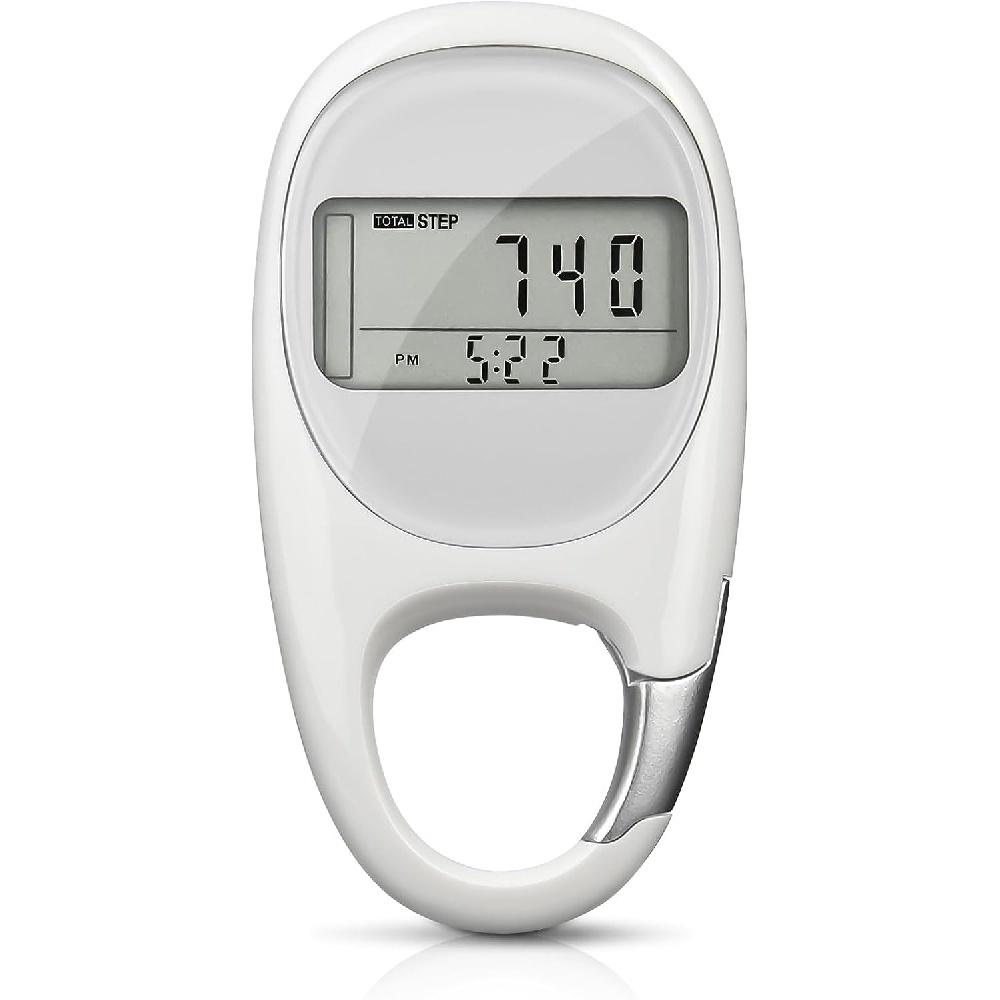 3D Pedometer with Clip, Pedometer for Walking, Large Screen Pedometer, Accurate Pedometer, Calorie Consumption, for Walking, Running, Sports