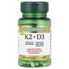 Vitamin K2 + D3, Veggie Capsules 30