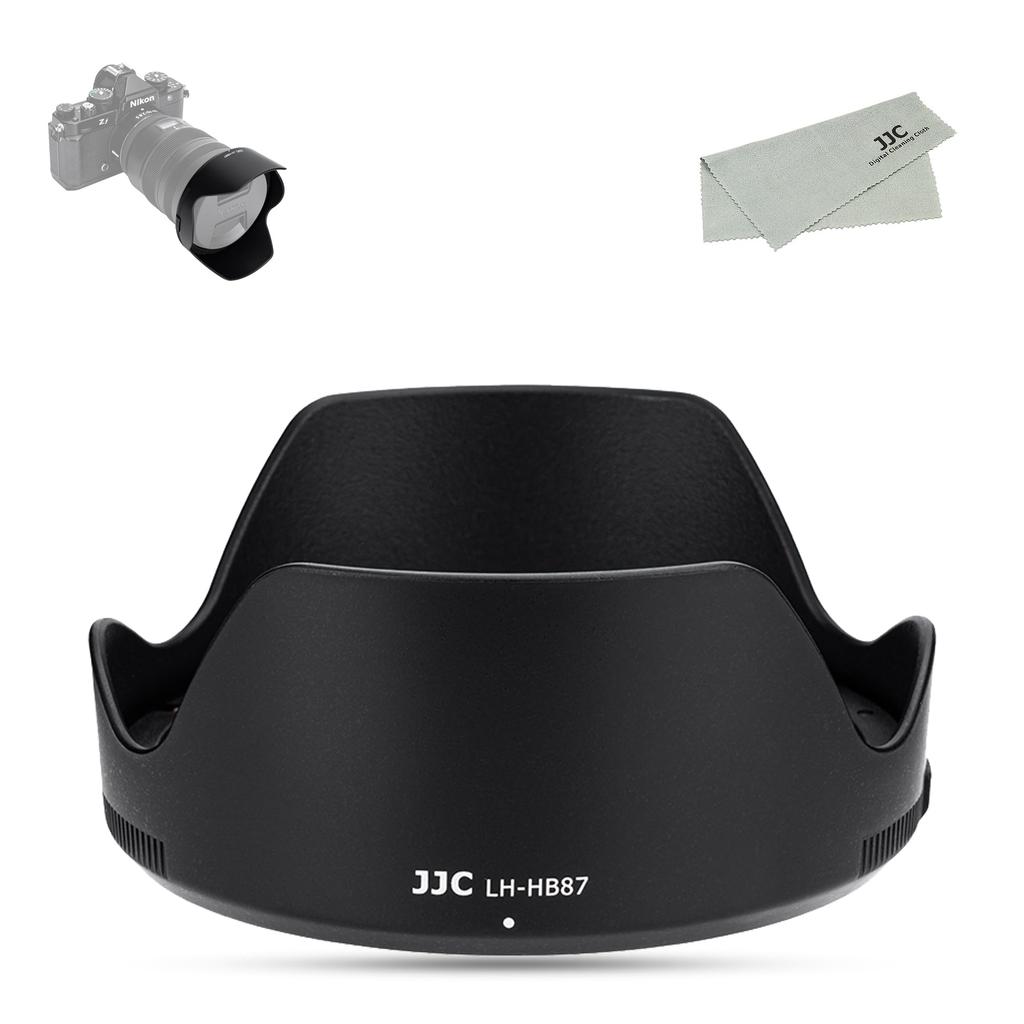 JJC Reversible Bayonet Lens Hood Compatible with Nikon Protective Filter and Lens Cap for Nikon NIKKOR Z S Compatible with Nikon Z8 Z9 Z50 HB-87