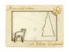 Italian Greyhound, Italian Sighthound - Photo frame, engraved wooden frame, a lovely gadget for the dog lover by Art-Dog