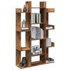 VidaXL Bookcase Old Wood 86x25.5x140 Cm Engineered Wood, Bookcase, Storage Cabinet, Shelf of 856692