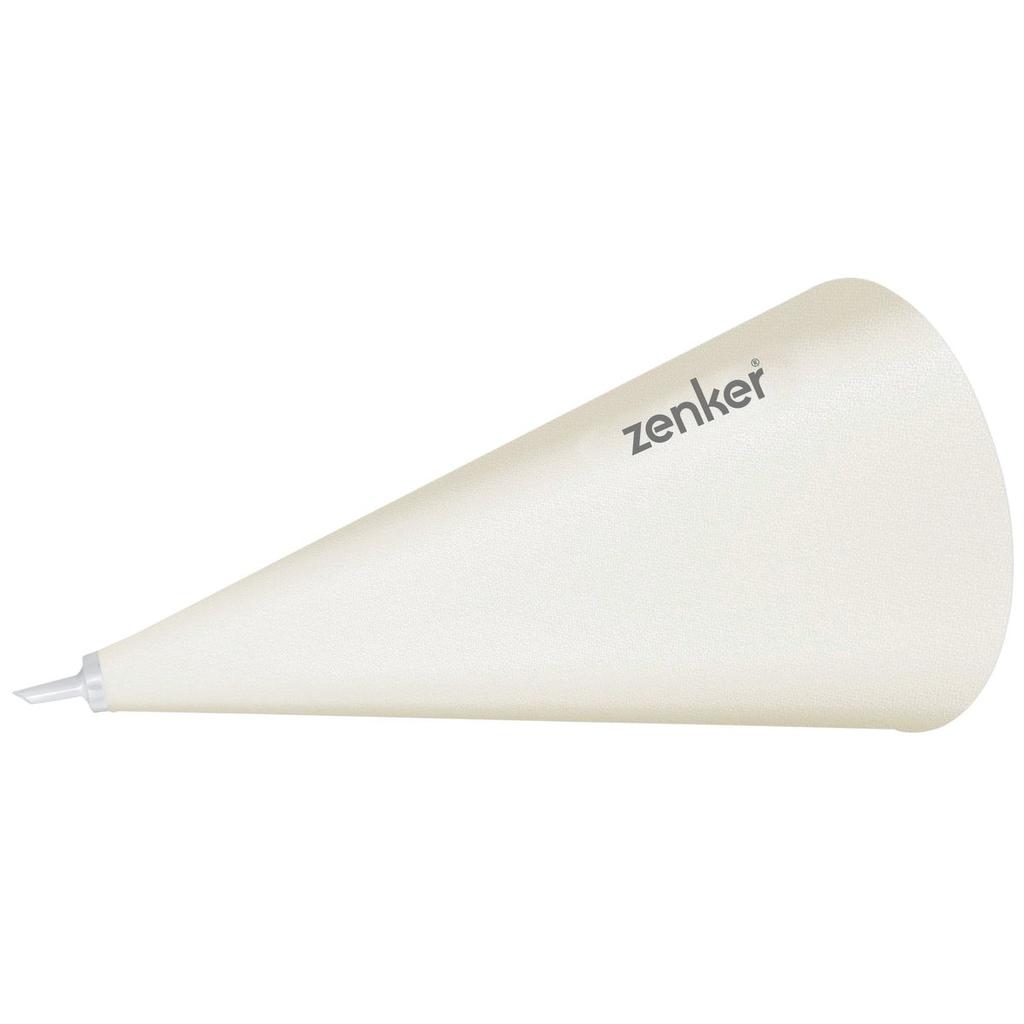 Poche à douille réemployable et 4 embouts plastique 31 cm Zenker Smart Pastry ref. 42786