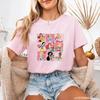 Женская новая модная футболка с принтом в виде принцесс Диснея, повседневная, милая, мультяшная женская рубашка, топы