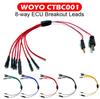 WOYO 8-контактные переходные кабели ЭБУ для автомобильного диагностического осциллографа, линейный кабель