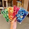 Ponytail Holder 50Pcs/Set Women Girls Hair Accessories Elastic Hair Bands Colorful Nylon Rubber Bands