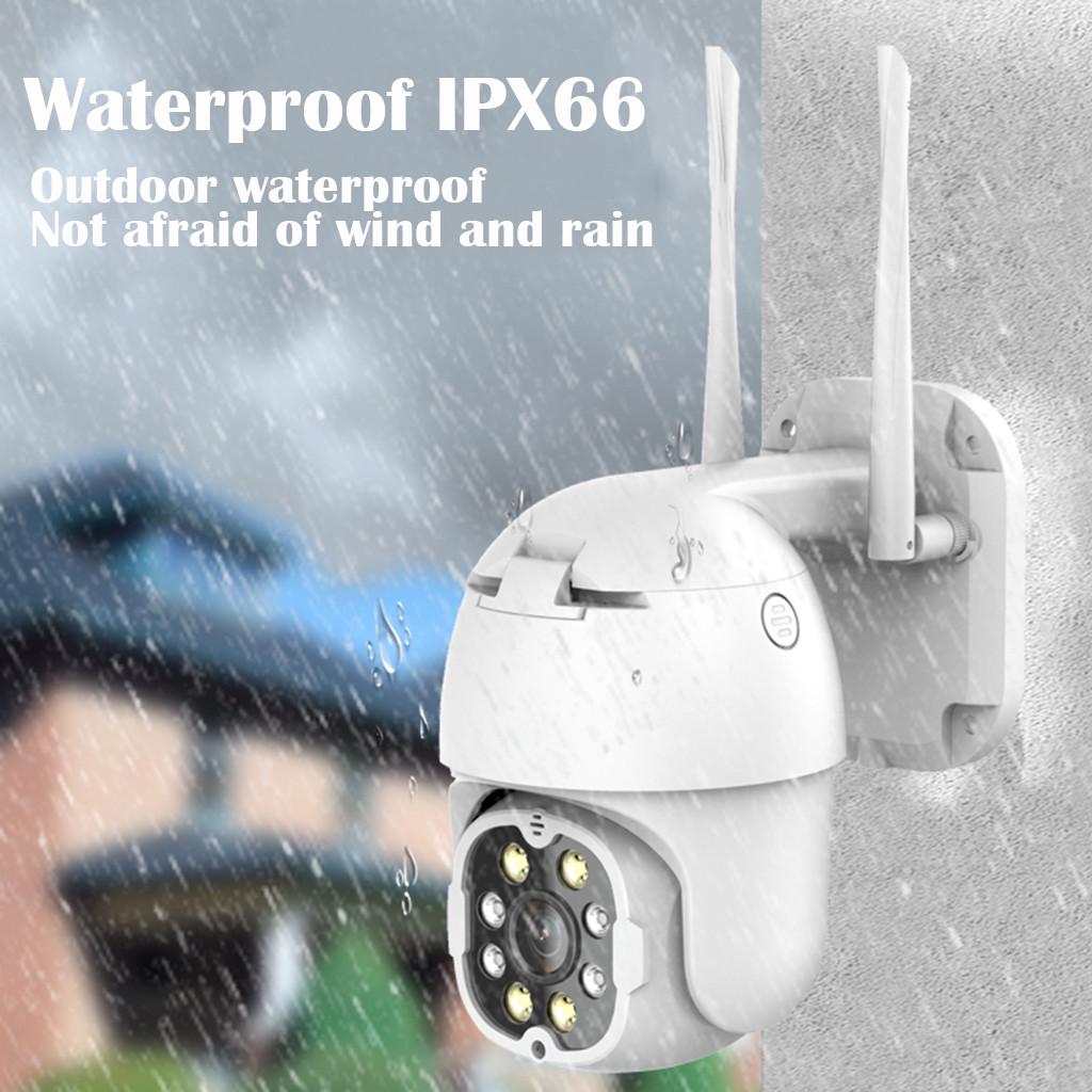 Открытая беспроводная PTZ 2-сторонняя камера видеонаблюдения 1080P WIFI IP купольная ночная камера безопасности