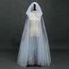 Transparent Mesh Ghost Cloak Dress Up Hooded Cloak Funny Women Halloween Costume  Cosplay