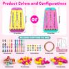 Friendship Bracelet Jewelry Making Kit for Girls Arts and Crafts Bracelets String Maker Kit Pretend Play Toy Birthday Gift