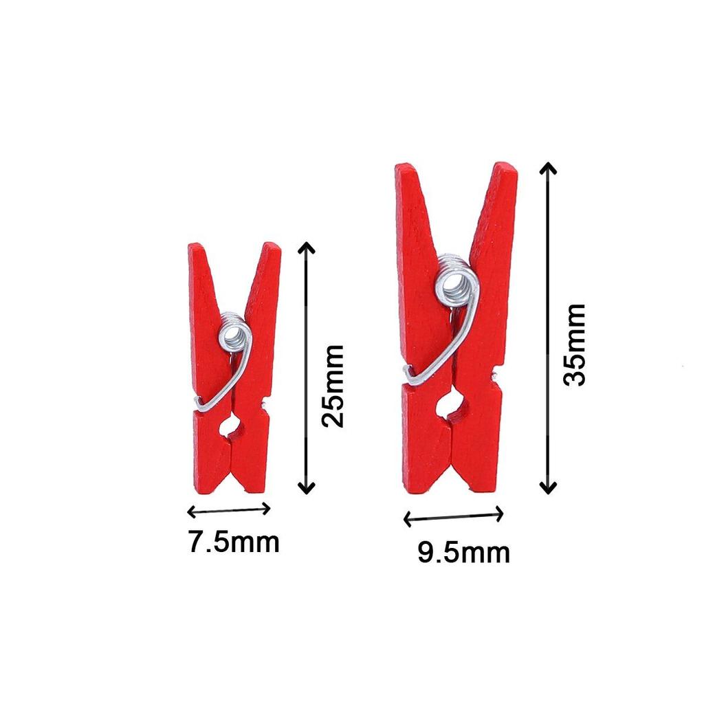 Smalll Size Mini Wooden Clips Wedding Party Wooden Clip Coloful Clips Photo Clips for Sheets Clothespin Craft Decor Clips Pegs