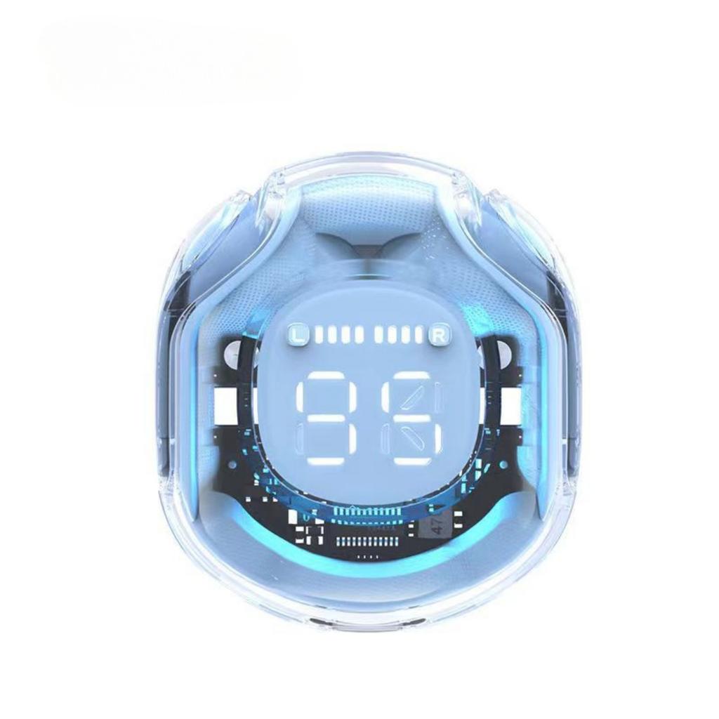 Полностью беспроводные наушники с LED-дисплеем заряда батареи и эргономичным дизайном