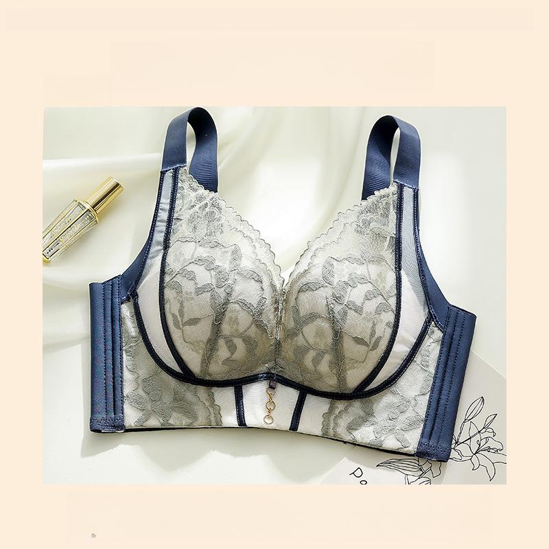 Тонкий пуш-ап бюстгальтер для женщин без косточек, собирающий бюстгальтер для предотвращения обвисания, бюстгальтер большого размера