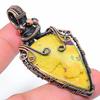 Atlantisite Handmade Copper Wire Wrap Jewelry Pendant 2.68" C8T48
