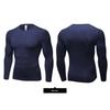 Men's Quick-Dry Compression Sports Suit: High-Elasticity Long-Sleeve Fitness Training Uniform for Personal Trainers