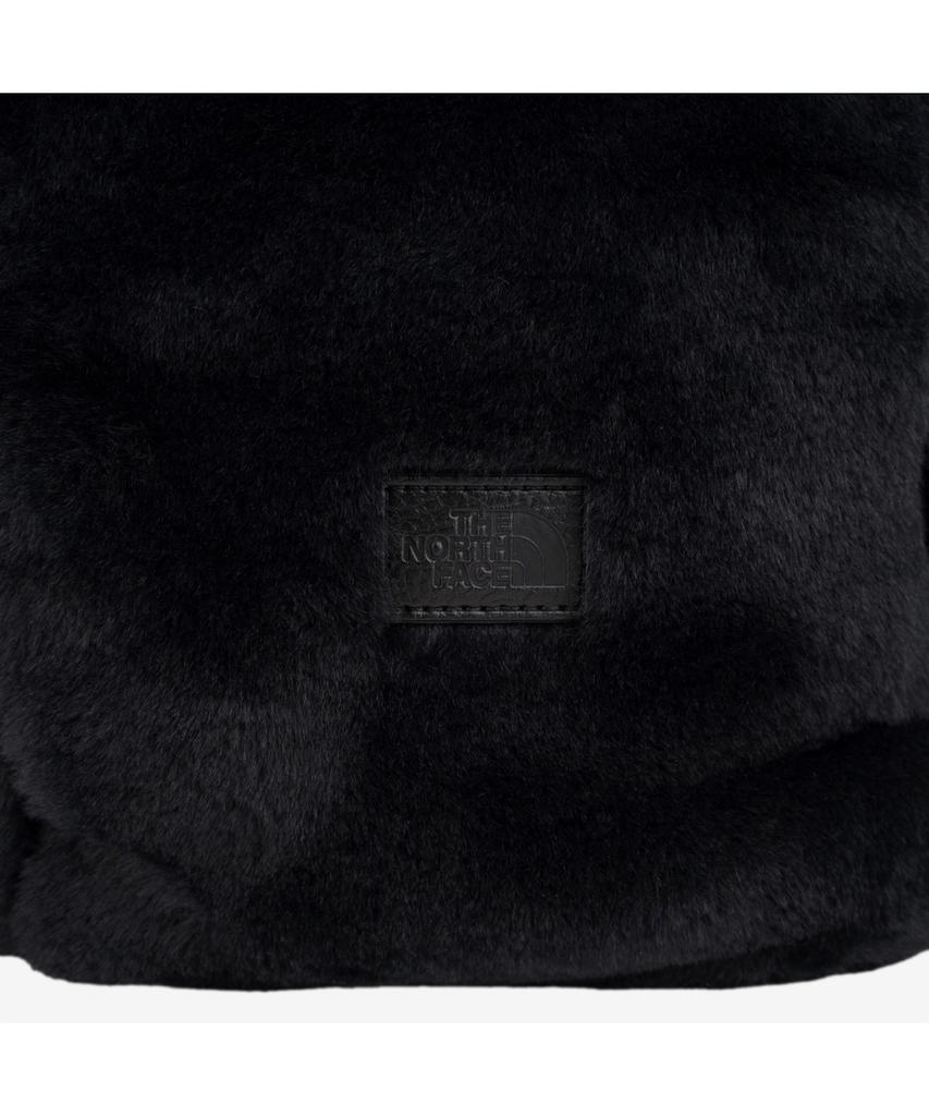 The North Face Nn2Pr69J Белый Лэйбл Пухлый Тоут Мини_Мех Настоящий Черный