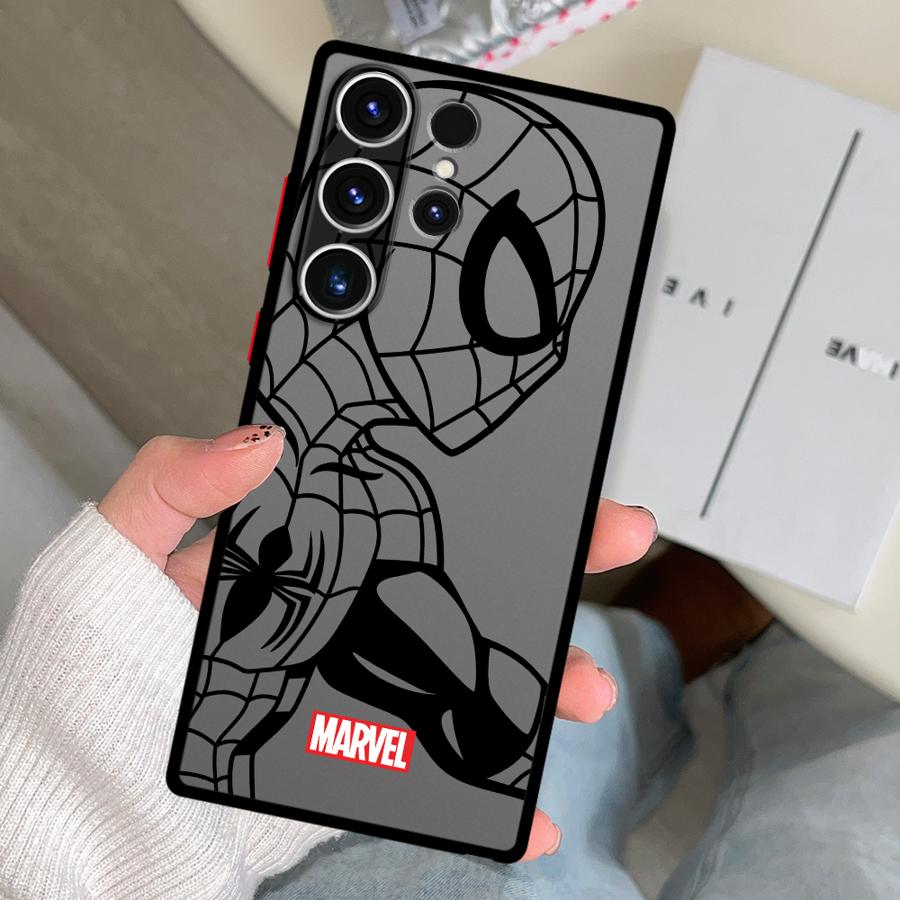 Чехол Marvel Sipiderman Ironman для Samsung Galaxy S26 S22 S20 S25 Ultra S21 S24 Plus S23 FE Note 20 10+ Funda Чехол для телефона
