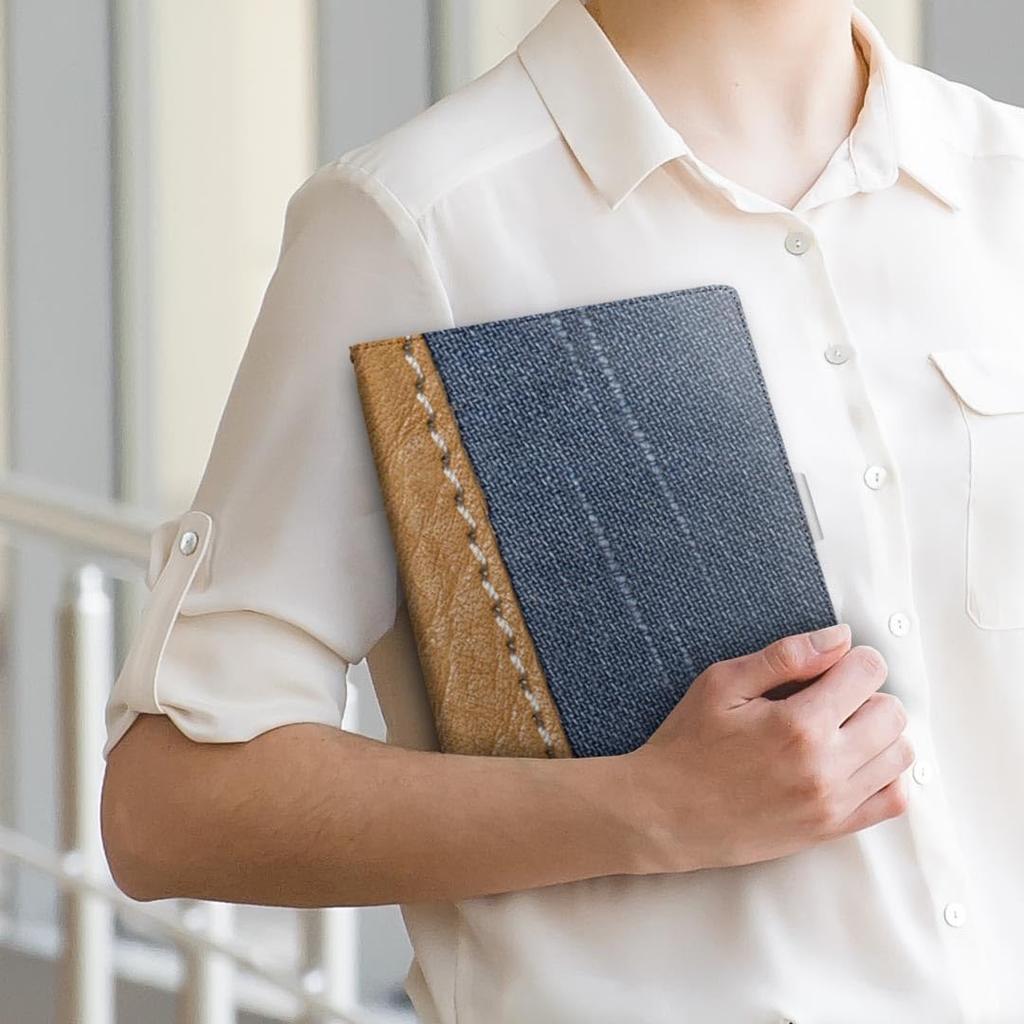 Igcase Fire HD 8 Released In Exclusive Notebook Direct Attachment Denim 006469 (8th Generation, 2018) Case, Type, Cover, Type, Pattern,