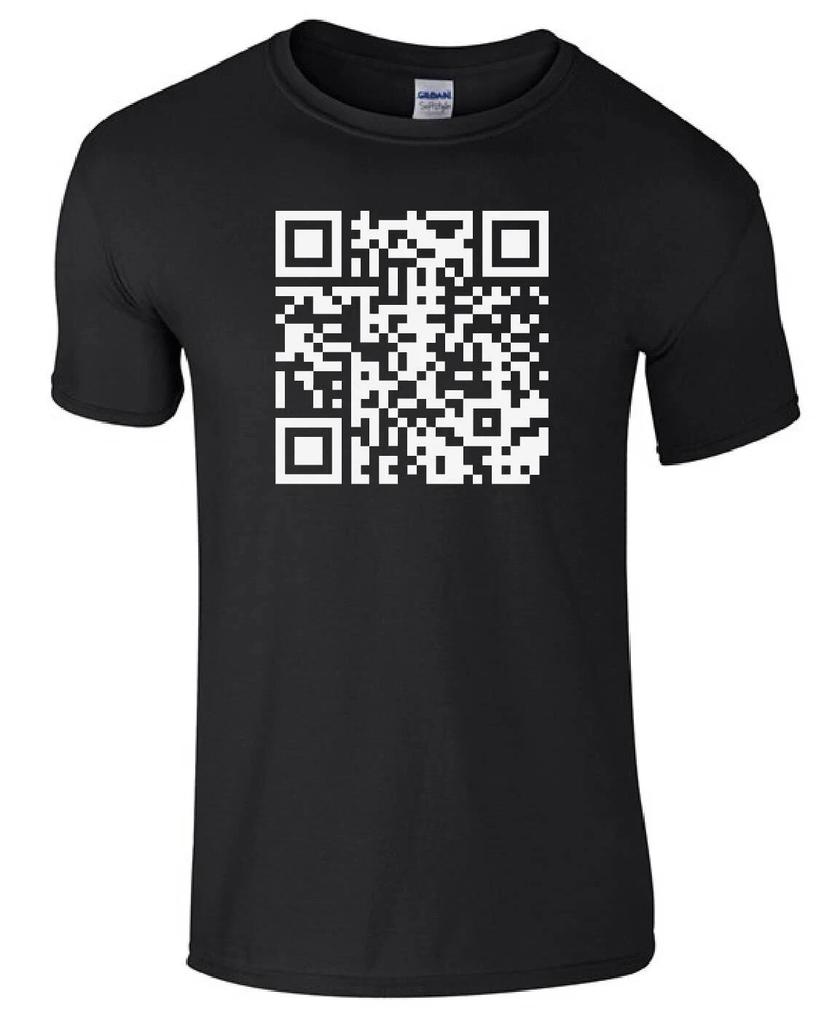 Rick Roll QR Code Rick Astley Gift unisex kids/adults Top T-shirt