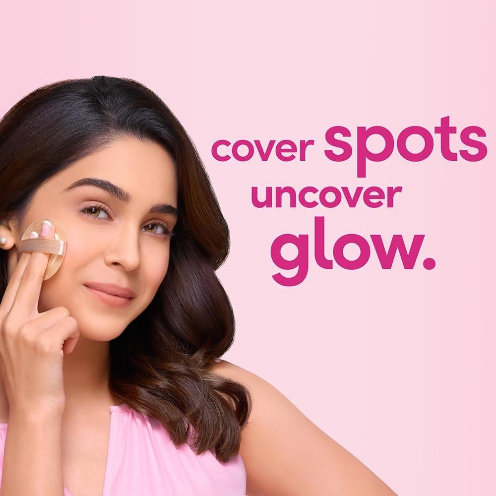 POND'S Матовая пудра для лица Natural Glow Pink Glow 30 г для ровного тона кожи и контроля жирности, маскирует пигментные пятна, шелковистый финиш