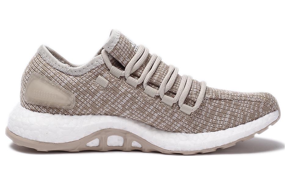 Adidas Pure Boost Cream Coloured White Shoes 'Light White' S82099