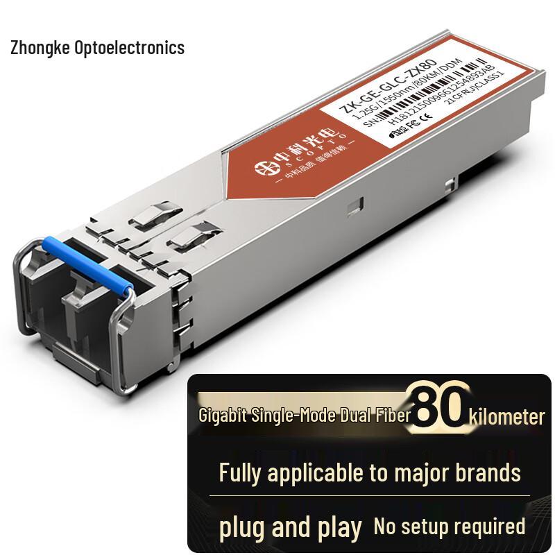 Zhongke Optoelectronics 1.25G SFP Gigabit Optical Module