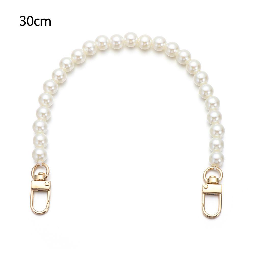 Accessories Pearl Belt Bags Handbag Handles Pearl Strap Long Beaded Chain DIY Purse Replacement