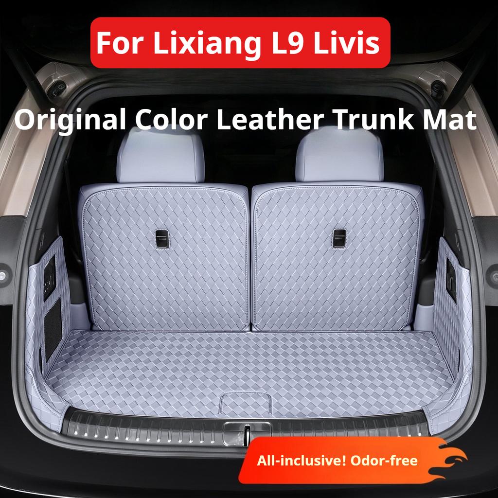 For Li Lixiang L9 Livis Car Car Trunk Lower Storage Compartment Leather Trunk Mat Car Trunk Lower Layer Storage Accessories