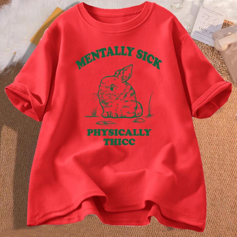 Funny Unisextally Sick Physically Thicc Hamster Meme T Shirts Unisex Women ONeck Fashion Cotton Tshirt Summer Casual Oversized Tees