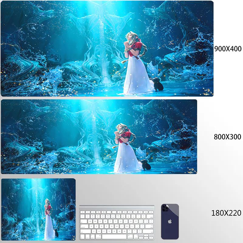 Mousepad Large Gaming Final Fantasy Mouse Pad Computer Keyboards Tablet Mat Extended Pads Offices Accessories Speed Deskmat Xxl