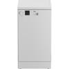 Lave-vaisselle Pose Libre BEKO DVS05024W - Moteur Standard - 10 Couverts - L45cm - Blanc - 49dB - Cuve Inox