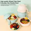 Набор мисок для приготовления рамена в микроволновой печи с ситечком, миски для супа, хлопьев, салата, большая миска для супа, предметы первой необходимости для студенческого общежития
