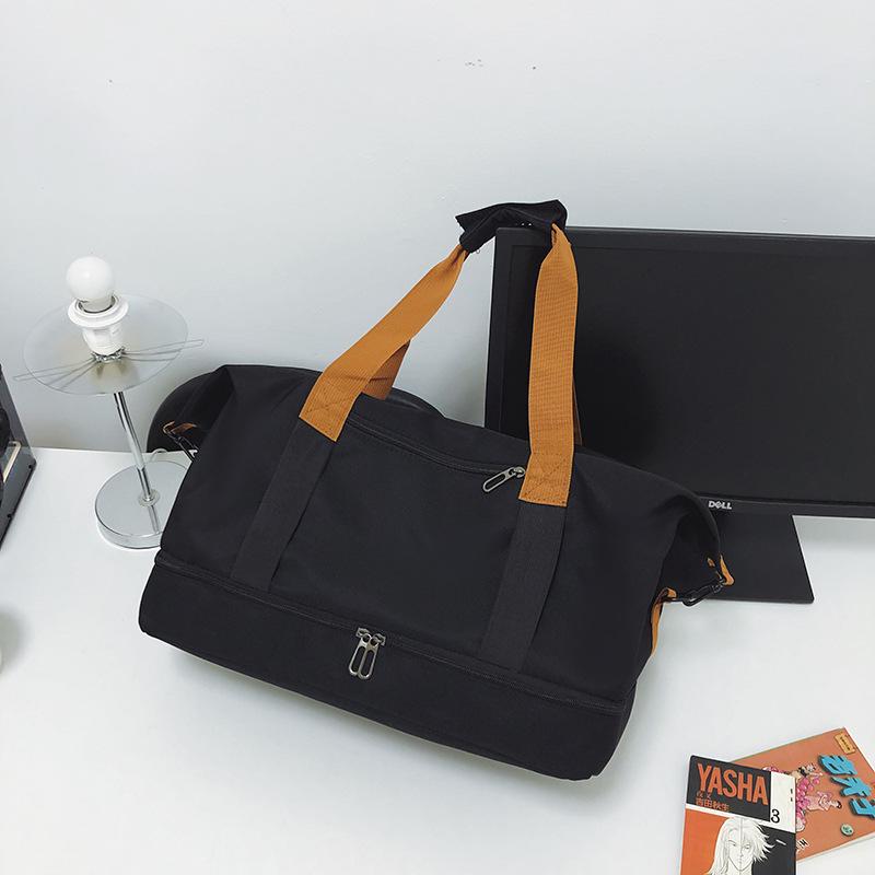 Дорожная сумка большой вместимости с отделением для сухого/мокрого белья и отделением для обуви - Oxford Canvas, портативная сумка для фитнеса