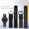 Silicone Rubber Watch Strap for Heuer DRIVE TIMER Kaya F1 Race Car Waz2113 Teso Kutu Silicagel Breathable Belt Men's Watchband