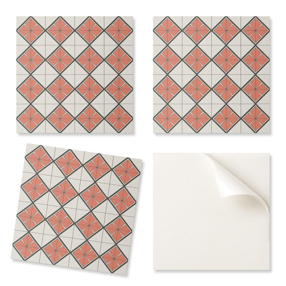Winylowa Dekoracja Kafelki Ścienne Do Biura Geometryczny Wzór W Romby 20X20X20 Cm
