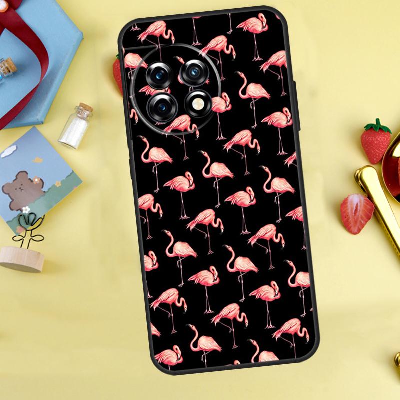 Pink Red Flamingo Case For OnePlus Nord 5 CE 2 3 4 Lite N20 N30 OnePlus 15 12R 13R 13 12 11 10 10T 13T Cover