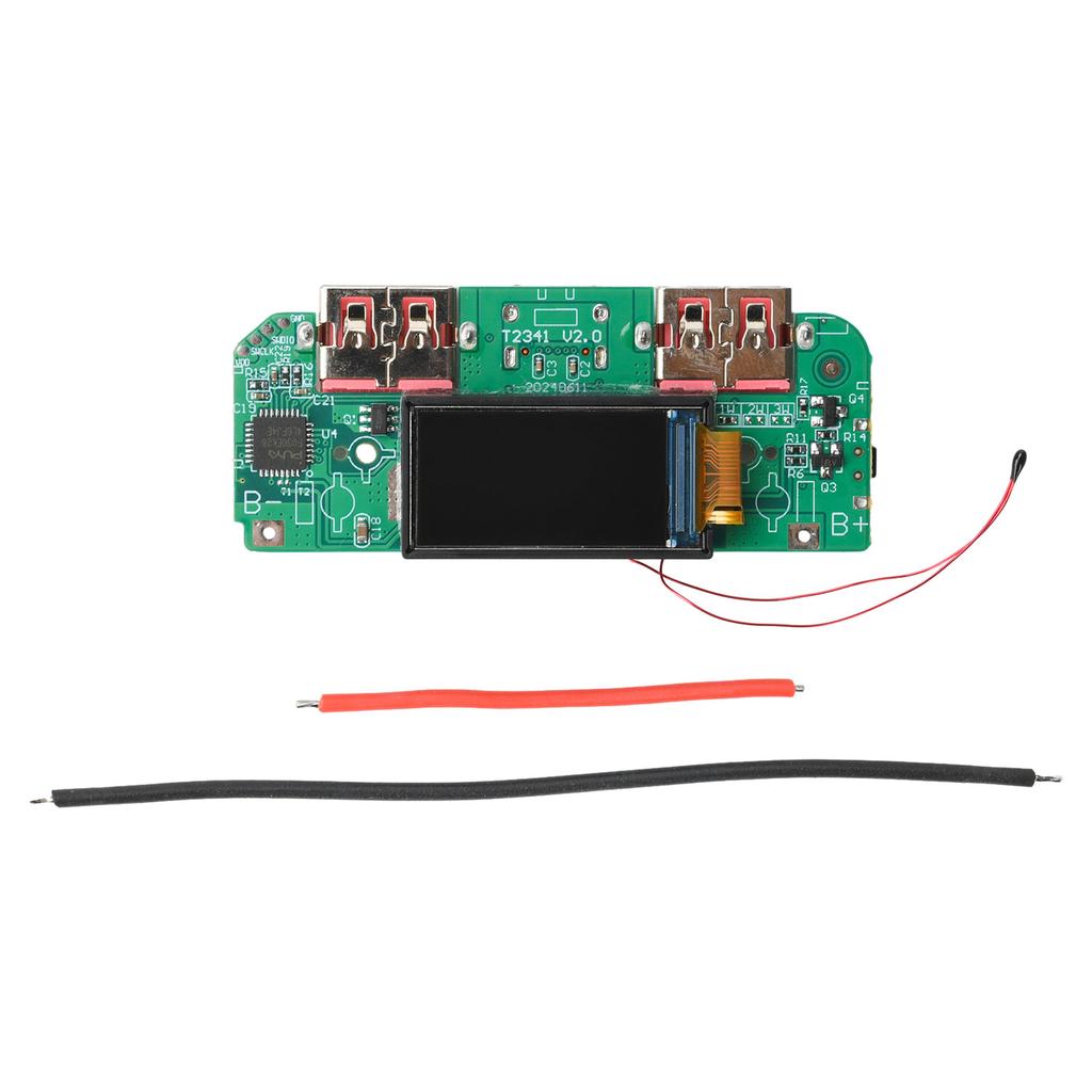 Модуль быстрой зарядки 22,5 В, Цветной TFT-экран, Цифровой дисплей, Power Bank, Материнская плата для тройной литиевой батареи, PDQC Быстрая зарядка