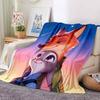 1Pc Fox Hare Blanket Soft And Comfortable Casual Warm Camping Travel Christmas Halloween Xmas Gift M928301