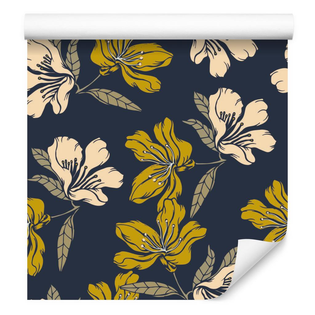 Flowers wallpaper for living room and bedroom 50x1000