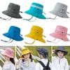 Outdoor Boy Girl Beach Cap Children Bucket Hats Wide Brim Cap UV Protection Sun Hat