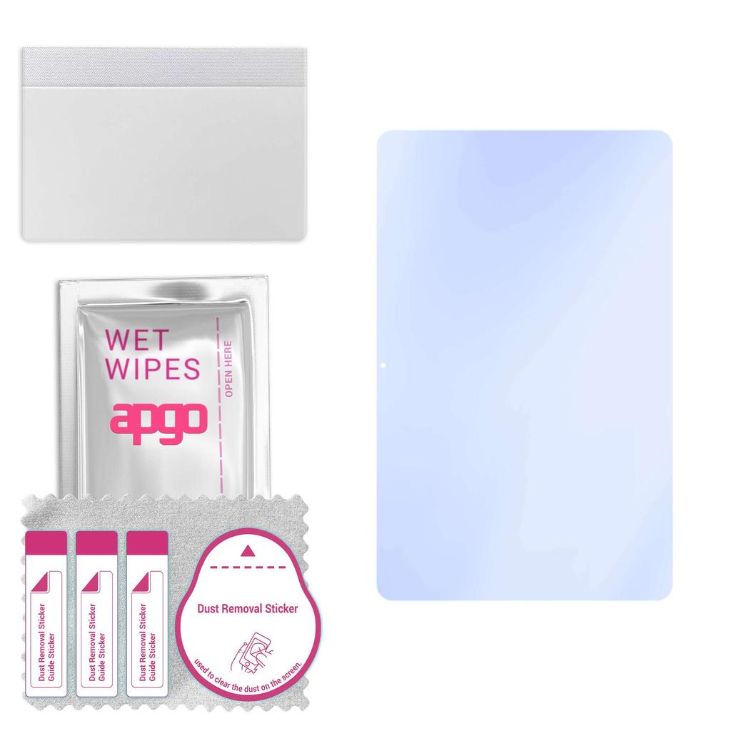 apgo Ultra-Clear 9H Hybrid Protective Glass Compatible with Lenovo Pad Plus, Flexible Nano Glass, Great Replacement for Tempered Glass, Scratch-resist